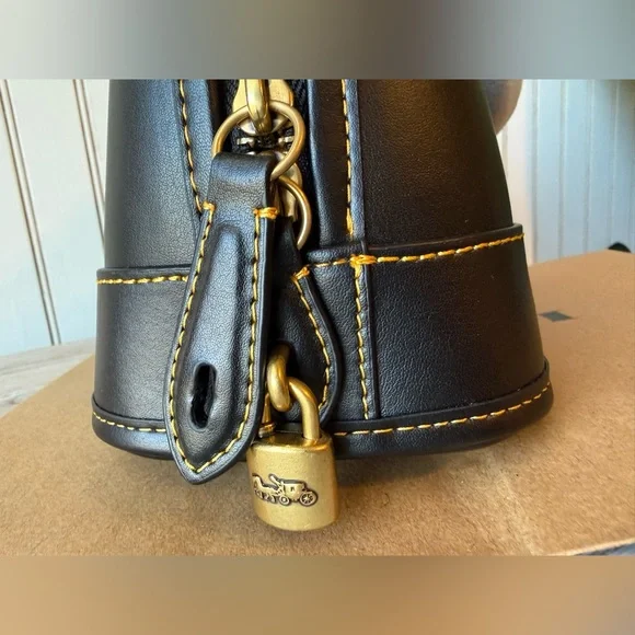 Coach Black Satchel Bag - Picture 2 of 11